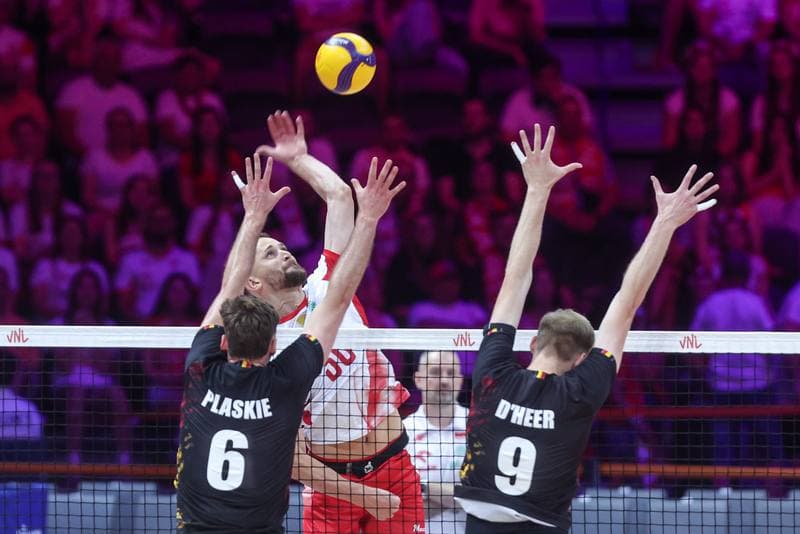 Volleyball. Men's Volleyball Nations League. Poland - Belgium. 24.06.2026