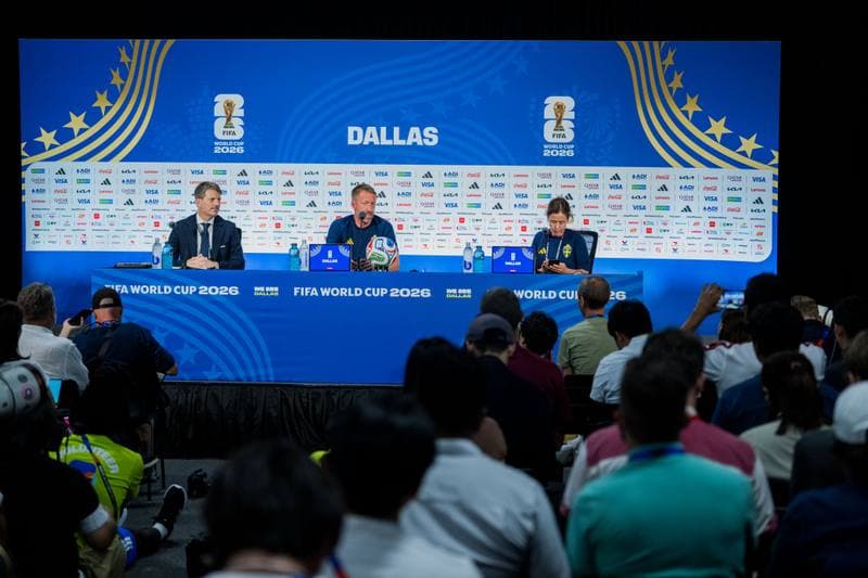 Football. FIFA World Cup 2026. Sweden. Press Conference. 24.06.2026
