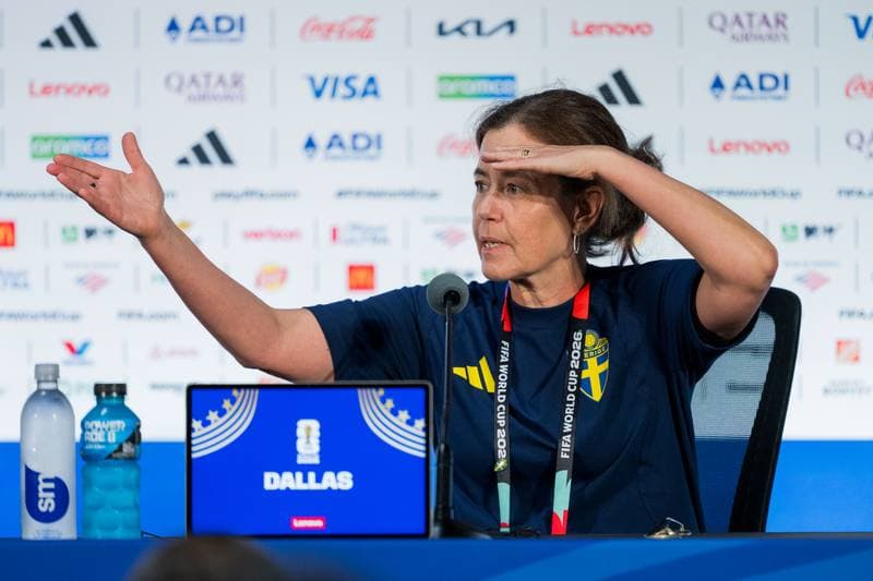 Football. FIFA World Cup 2026. Sweden. Press Conference. 24.06.2026