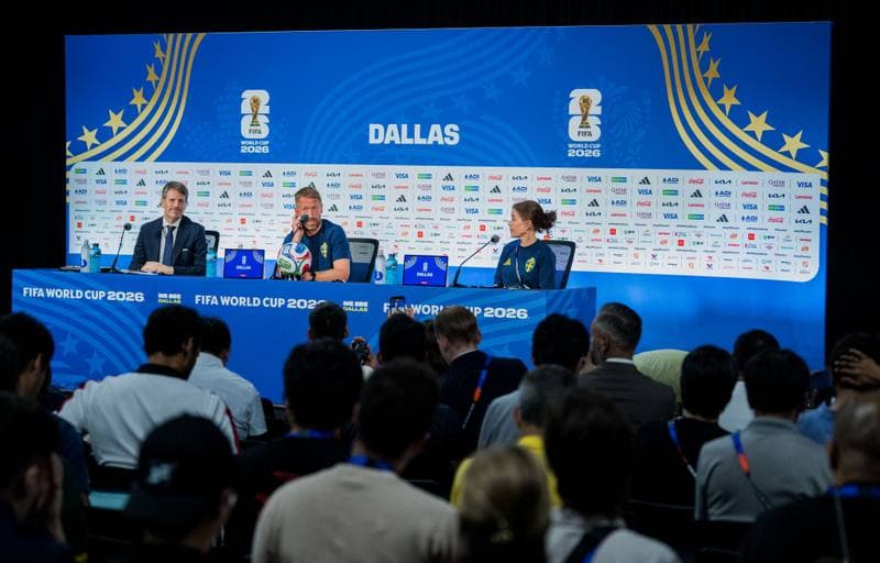 Football. FIFA World Cup 2026. Sweden. Press Conference. 24.06.2026