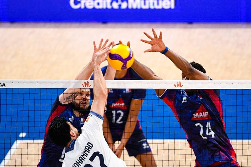 Volleyball. FIVB Men's Volleyball Nations League. France - Iran. 24.06.2026