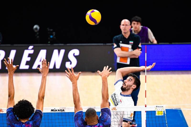 Volleyball. FIVB Men's Volleyball Nations League. France - Iran. 24.06.2026