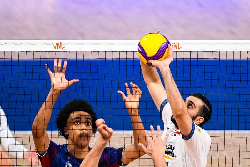 Volleyball. FIVB Men's Volleyball Nations League. France - Iran. 24.06.2026