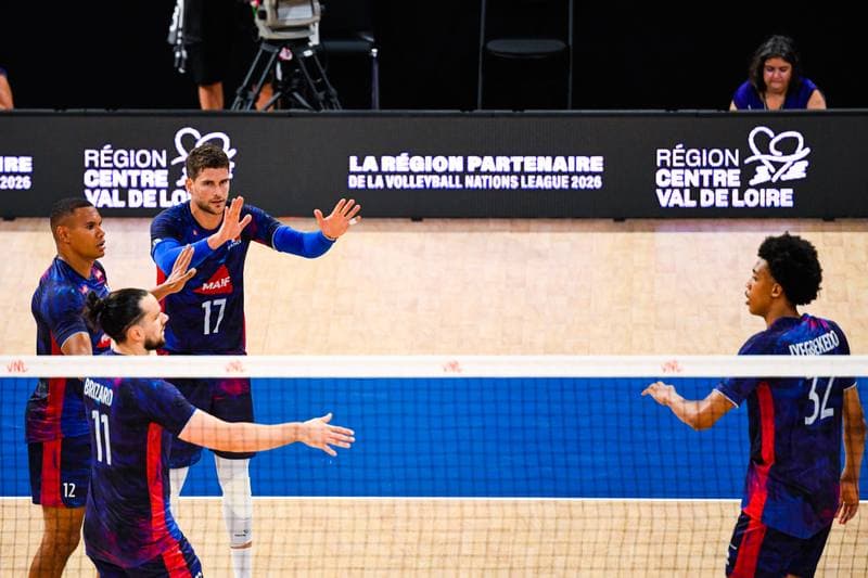 Volleyball. FIVB Men's Volleyball Nations League. France - Iran. 24.06.2026