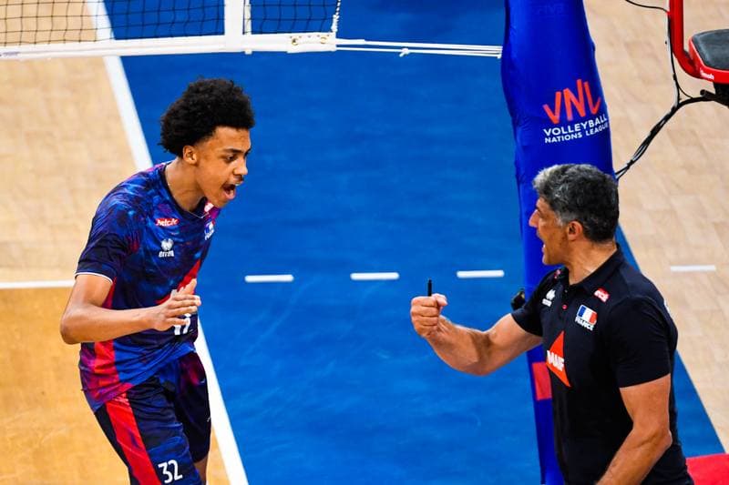 Volleyball. FIVB Men's Volleyball Nations League. France - Iran. 24.06.2026
