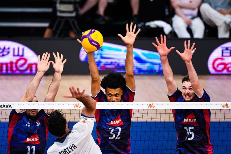 Volleyball. FIVB Men's Volleyball Nations League. France - Iran. 24.06.2026