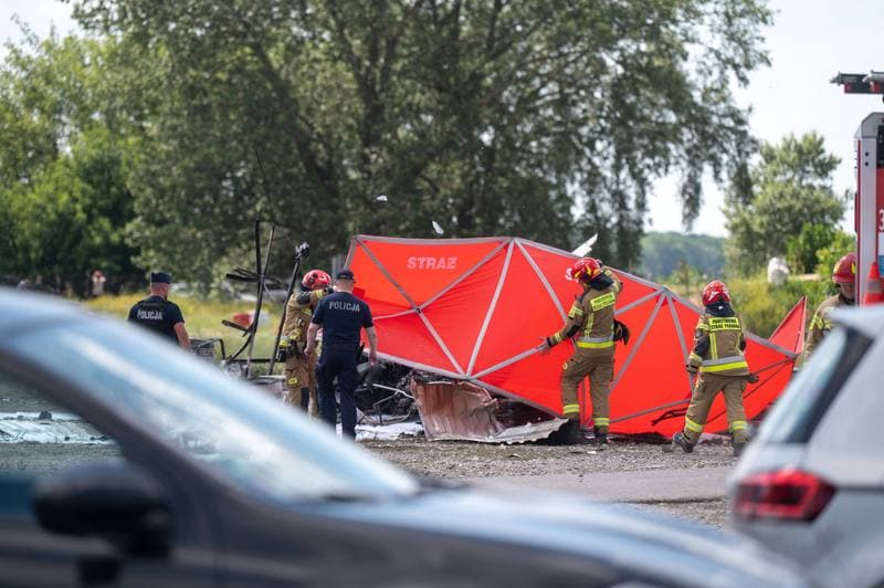 Plane Crash Cirrus SR22T SP-GOS. Warsaw. 25.06.2026
