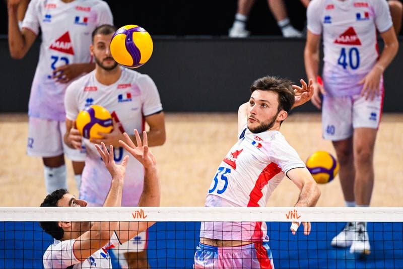 Volleyball. FIVB Men's Volleyball Nations League. France - Cuba. 25.06.2026