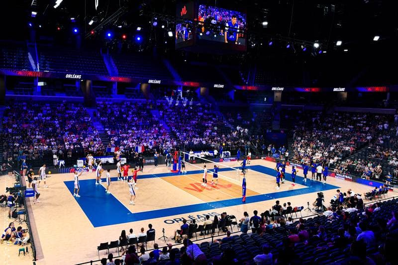 Volleyball. FIVB Men's Volleyball Nations League. France - Cuba. 25.06.2026