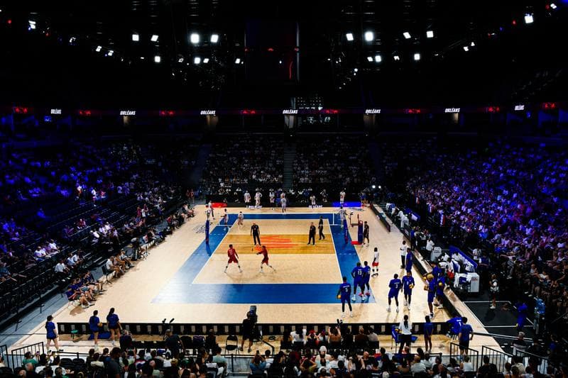 Volleyball. FIVB Men's Volleyball Nations League. France - Cuba. 25.06.2026
