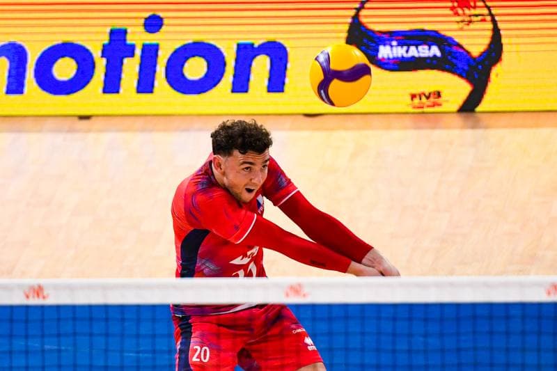 Volleyball. FIVB Men's Volleyball Nations League. France - Cuba. 25.06.2026