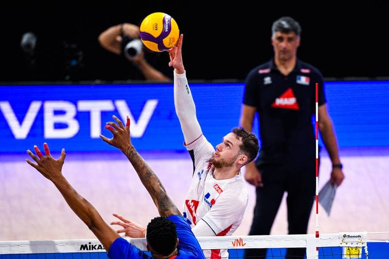Volleyball. FIVB Men's Volleyball Nations League. France - Cuba. 25.06.2026