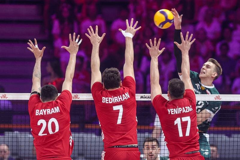 Volleyball. Men's Volleyball Nations League. Poland - Turkey. 25.06.2026