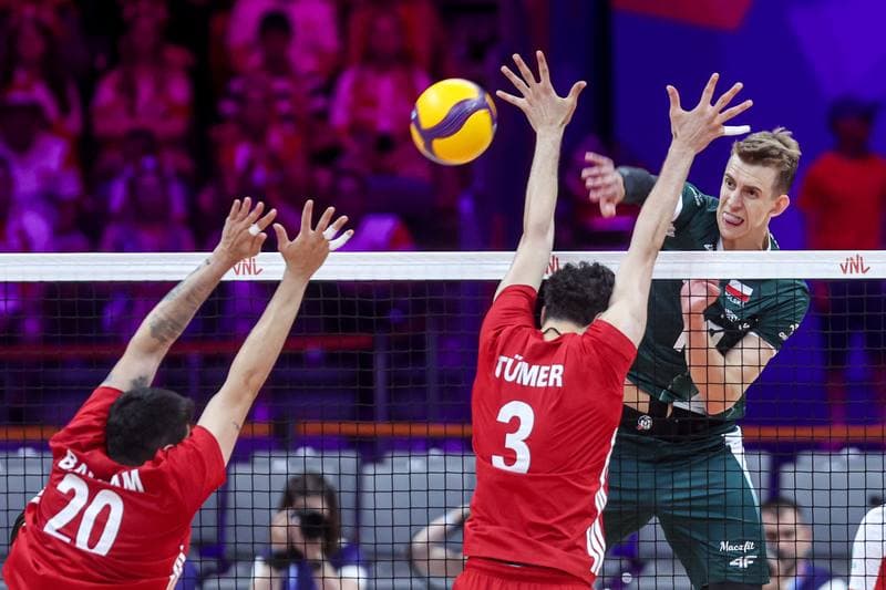 Volleyball. Men's Volleyball Nations League. Poland - Turkey. 25.06.2026
