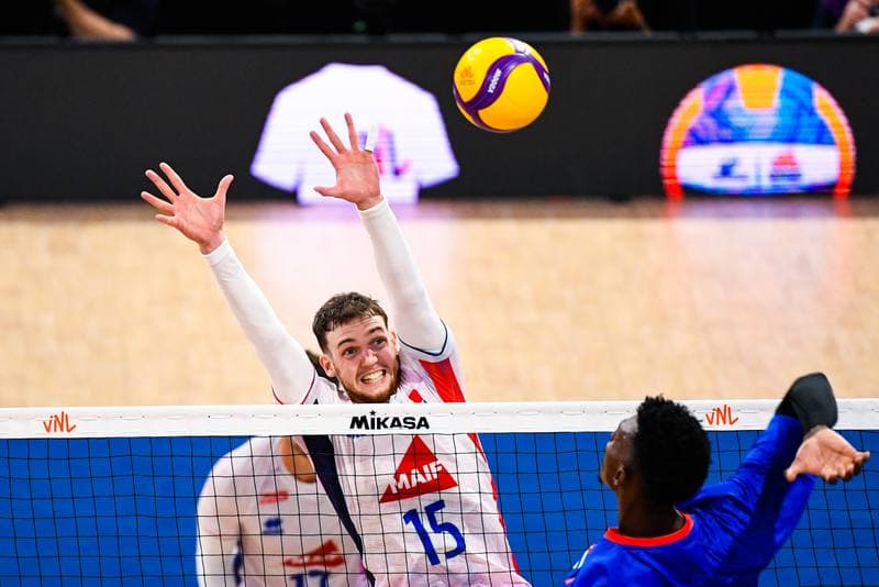 Volleyball. FIVB Men's Volleyball Nations League. France - Cuba. 25.06.2026