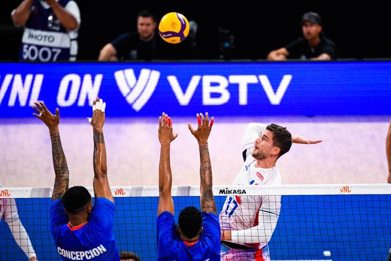 Volleyball. FIVB Men's Volleyball Nations League. France - Cuba. 25.06.2026