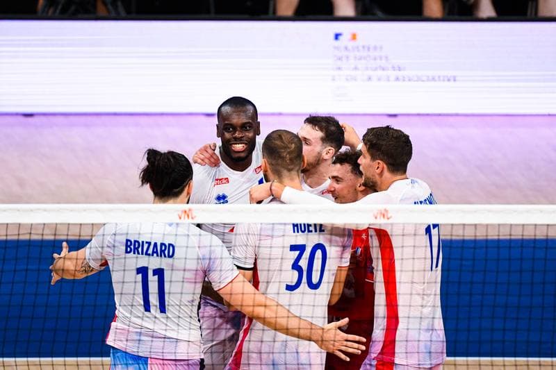Volleyball. FIVB Men's Volleyball Nations League. France - Cuba. 25.06.2026