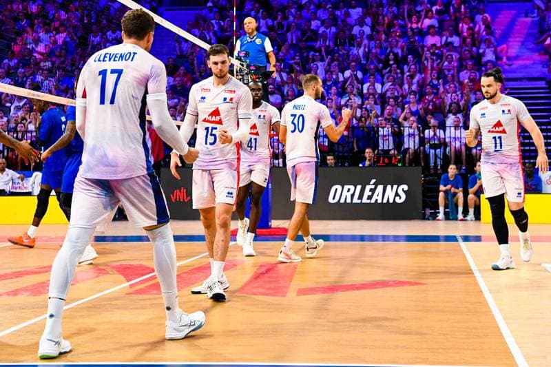 Volleyball. FIVB Men's Volleyball Nations League. France - Cuba. 25.06.2026