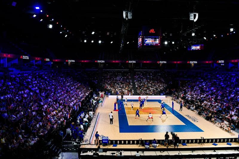 Volleyball. FIVB Men's Volleyball Nations League. France - Cuba. 25.06.2026