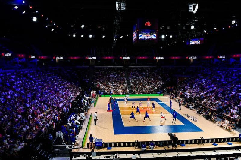 Volleyball. FIVB Men's Volleyball Nations League. France - Cuba. 25.06.2026