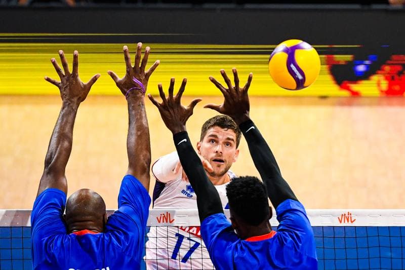 Volleyball. FIVB Men's Volleyball Nations League. France - Cuba. 25.06.2026