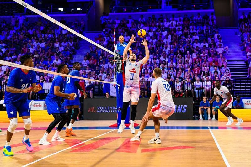 Volleyball. FIVB Men's Volleyball Nations League. France - Cuba. 25.06.2026