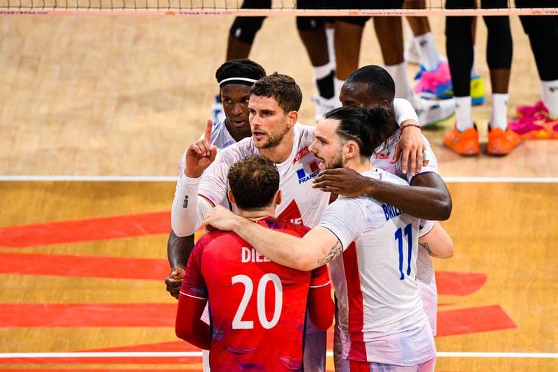 Volleyball. FIVB Men's Volleyball Nations League. France - Cuba. 25.06.2026