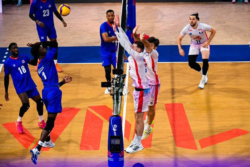 Volleyball. FIVB Men's Volleyball Nations League. France - Cuba. 25.06.2026