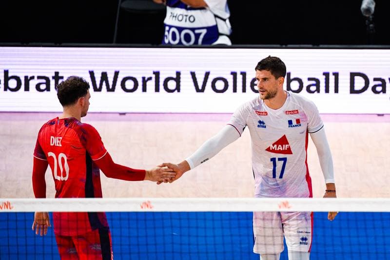 Volleyball. FIVB Men's Volleyball Nations League. France - Cuba. 25.06.2026