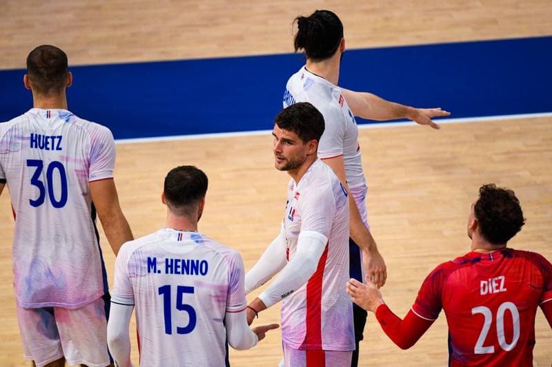 Volleyball. FIVB Men's Volleyball Nations League. France - Cuba. 25.06.2026