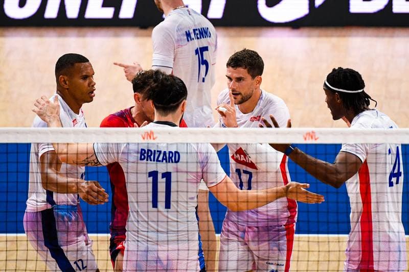 Volleyball. FIVB Men's Volleyball Nations League. France - Cuba. 25.06.2026