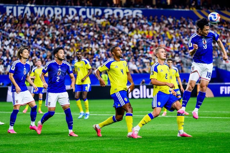 Football. FIFA World Cup 2026. Japan - Sweden. 25.06.2026