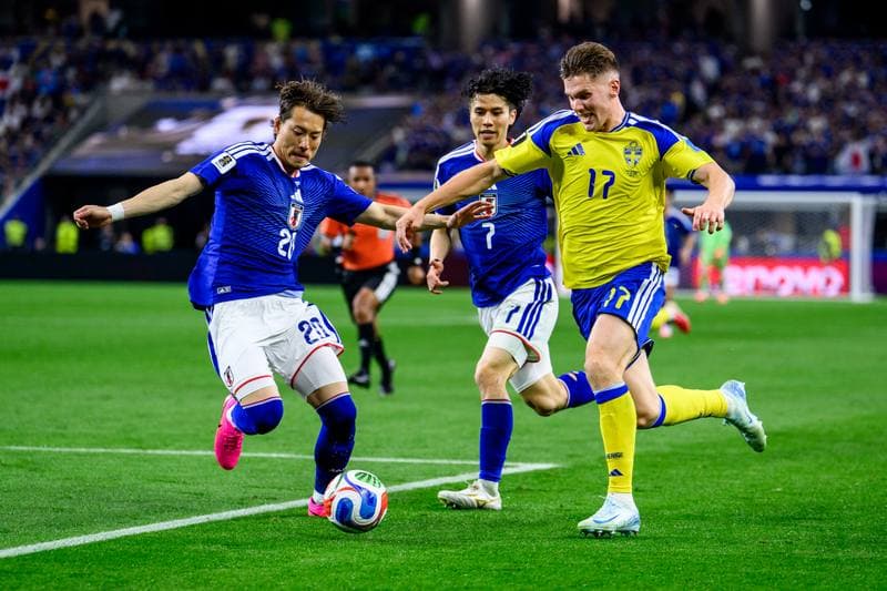 Football. FIFA World Cup 2026. Japan - Sweden. 25.06.2026