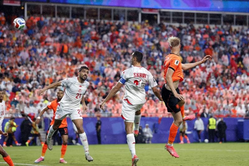 Football. FIFA World Cup 2026. Tunisia - Netherlands. 25.06.2026