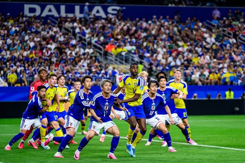 Football. FIFA World Cup 2026. Japan - Sweden. 25.06.2026