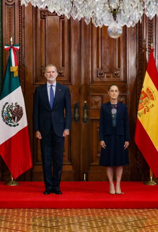 King Felipe VI and President Sheinbaum Meet Amid