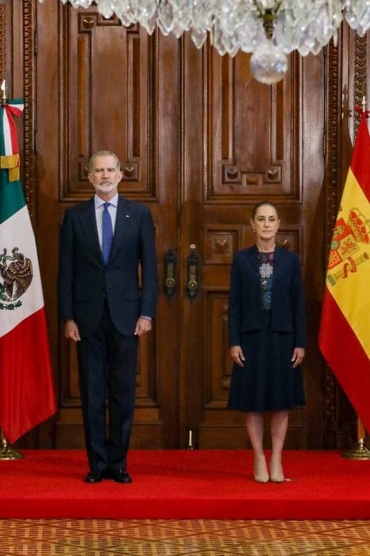 King Felipe VI and President Sheinbaum Meet Amid