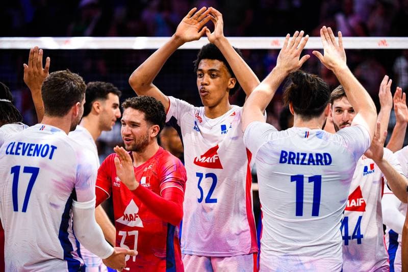 Volleyball. FIVB Men's Volleyball Nations League. France - Cuba. 25.06.2026