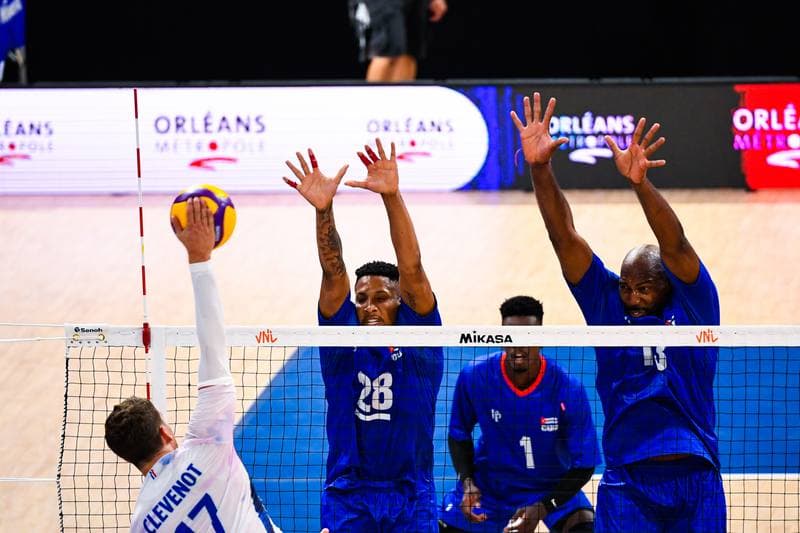 Volleyball. FIVB Men's Volleyball Nations League. France - Cuba. 25.06.2026
