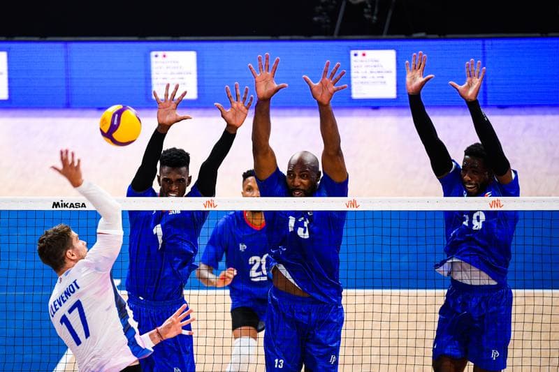 Volleyball. FIVB Men's Volleyball Nations League. France - Cuba. 25.06.2026