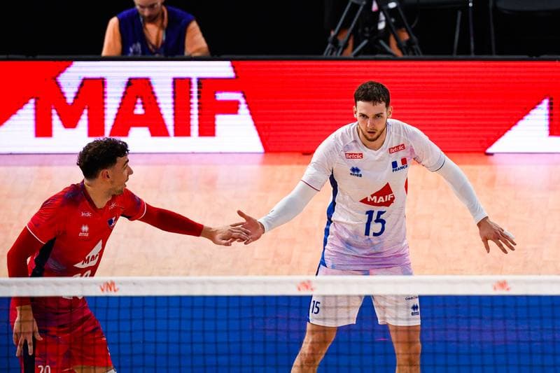 Volleyball. FIVB Men's Volleyball Nations League. France - Cuba. 25.06.2026