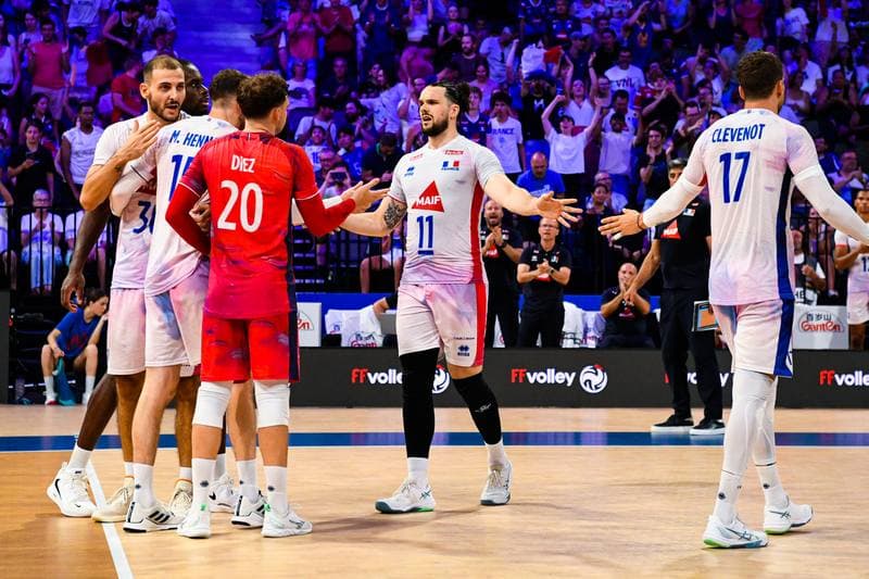 Volleyball. FIVB Men's Volleyball Nations League. France - Cuba. 25.06.2026
