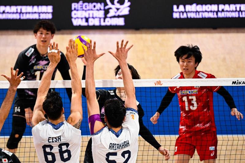 Volleyball. FIVB Men's Volleyball Nations League. Iran - Japan. 26.06.2026