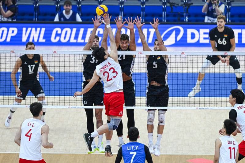 Volleyball. Men's Volleyball Nations League. China - Germany. 28.06.2026