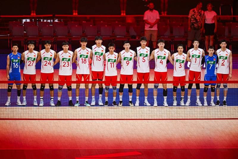 Volleyball. Men's Volleyball Nations League. China - Germany. 28.06.2026