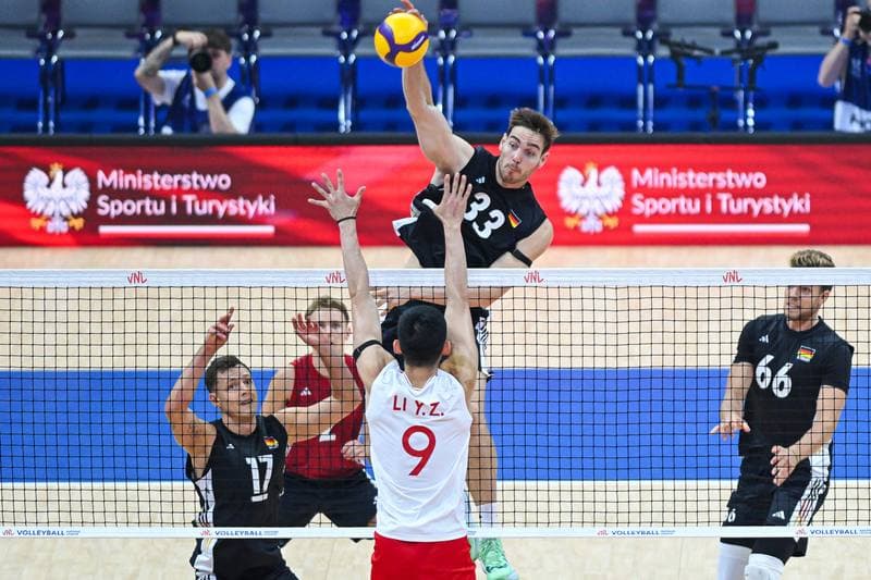 Volleyball. Men's Volleyball Nations League. China - Germany. 28.06.2026