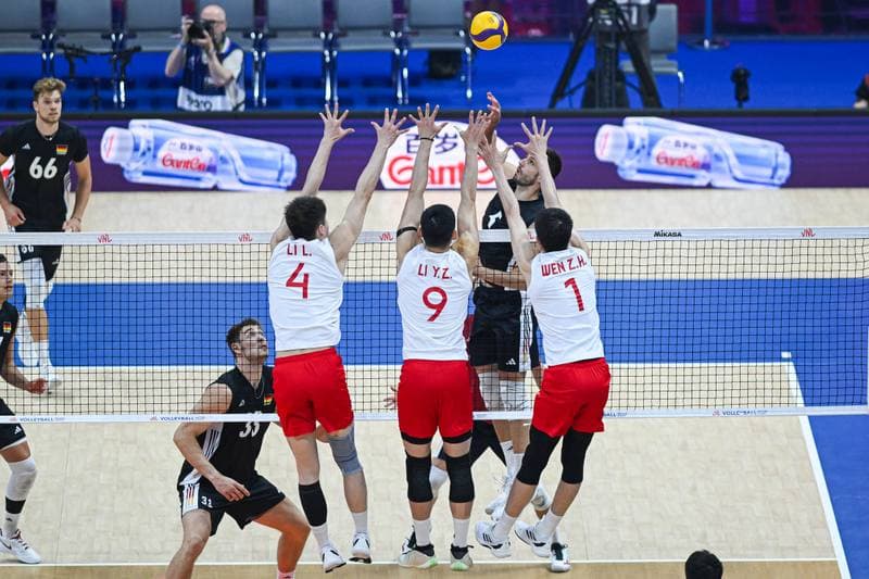 Volleyball. Men's Volleyball Nations League. China - Germany. 28.06.2026