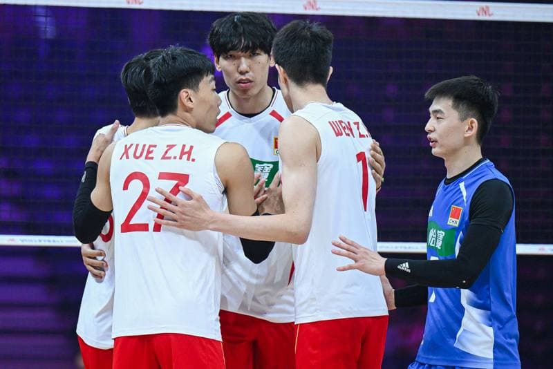 Volleyball. Men's Volleyball Nations League. China - Germany. 28.06.2026