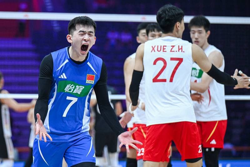 Volleyball. Men's Volleyball Nations League. China - Germany. 28.06.2026