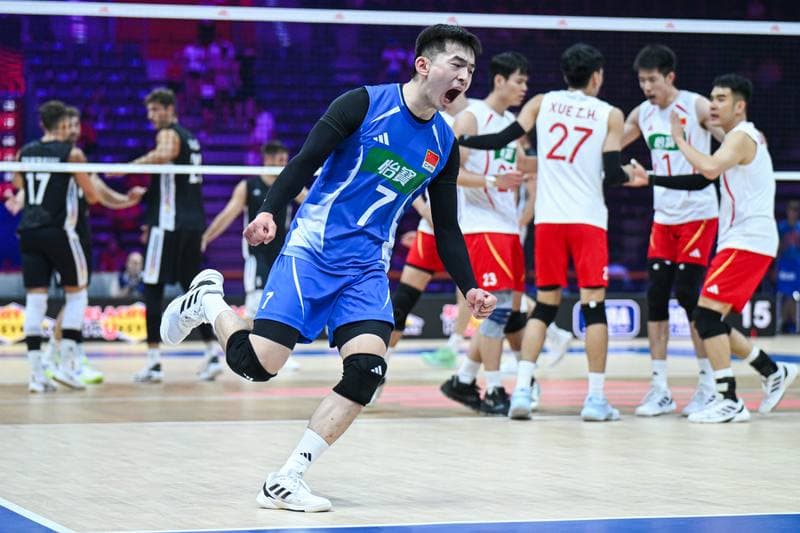 Volleyball. Men's Volleyball Nations League. China - Germany. 28.06.2026